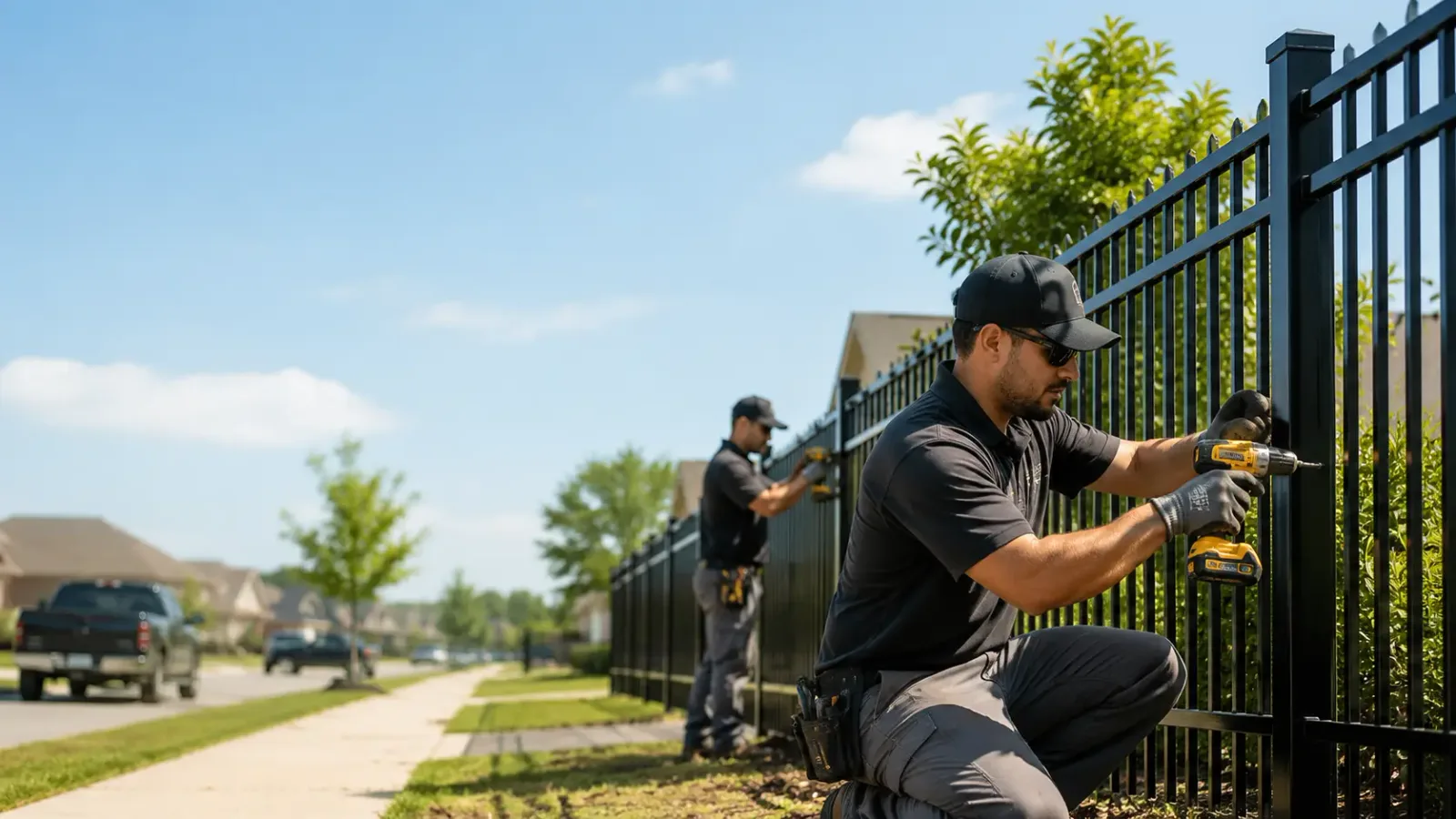 Metal Fence Installation in Hurricane Mills, TN